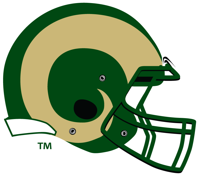 Colorado State Rams 2015-Pres Helmet Logo iron on transfers for fabric